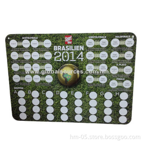 Tin Advertising Sign Badge, Made of Food Grade Tinplate, Customized Designs are Welcome